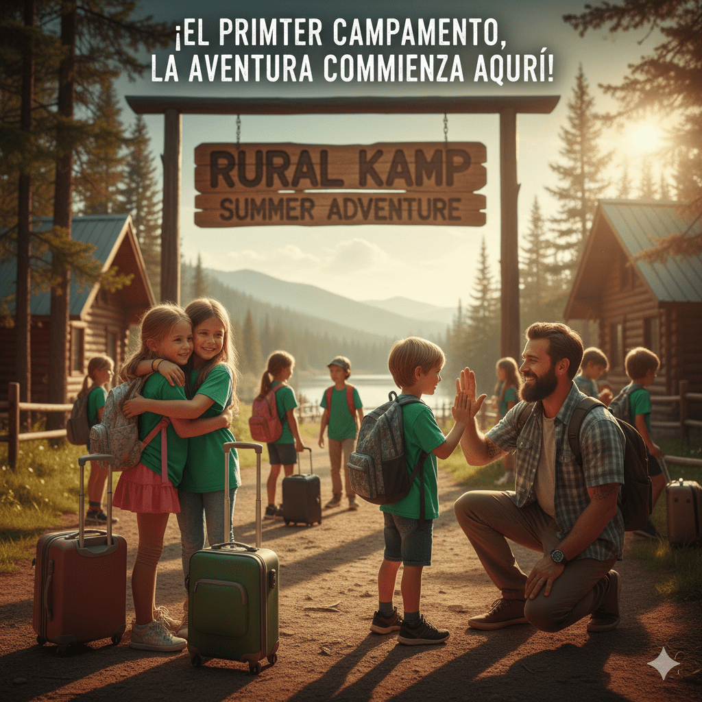 consejos para el primer campamento infantil