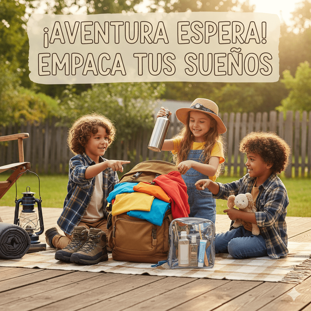 checklist campamento de verano