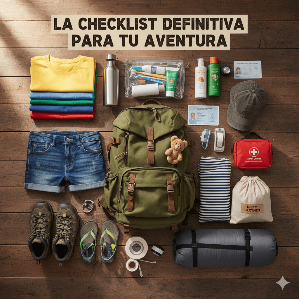 maleta campamento de verano