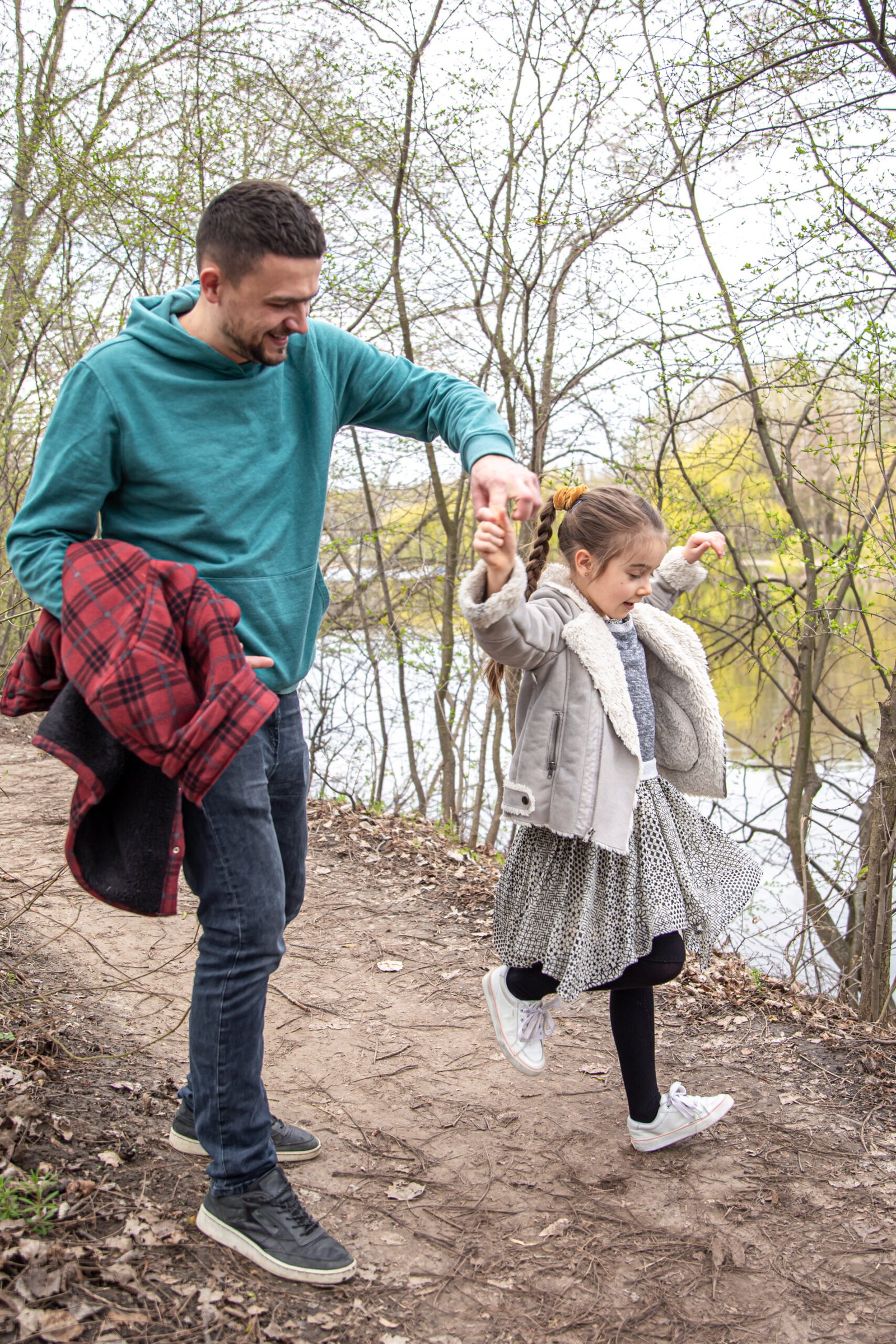 recogida niños campamento